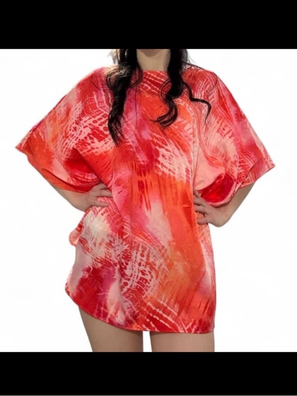 Chico’s Multicolor Poncho Cover Up